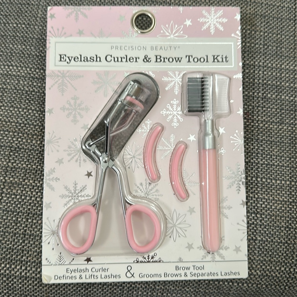 Precision beauty - eyelash curler and brow tool kit - NWT